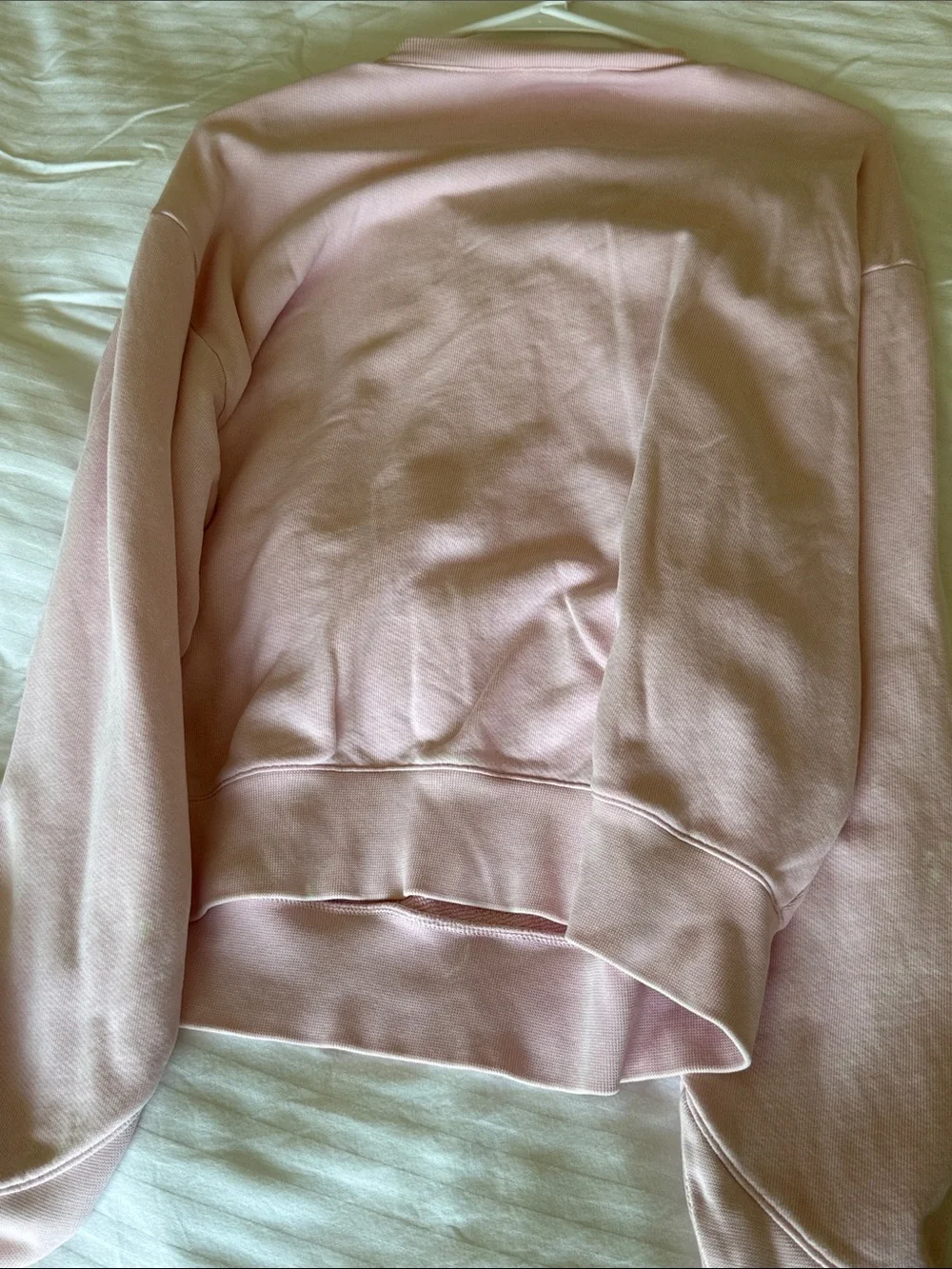 7 For All Mankind Pastel Pink Crew Neck Sweater